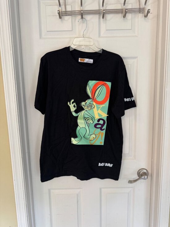 Looney Toons Other - Bugs Bunny Looney Toons Black Crewneck Short Sleeve T-Shirt Size XL